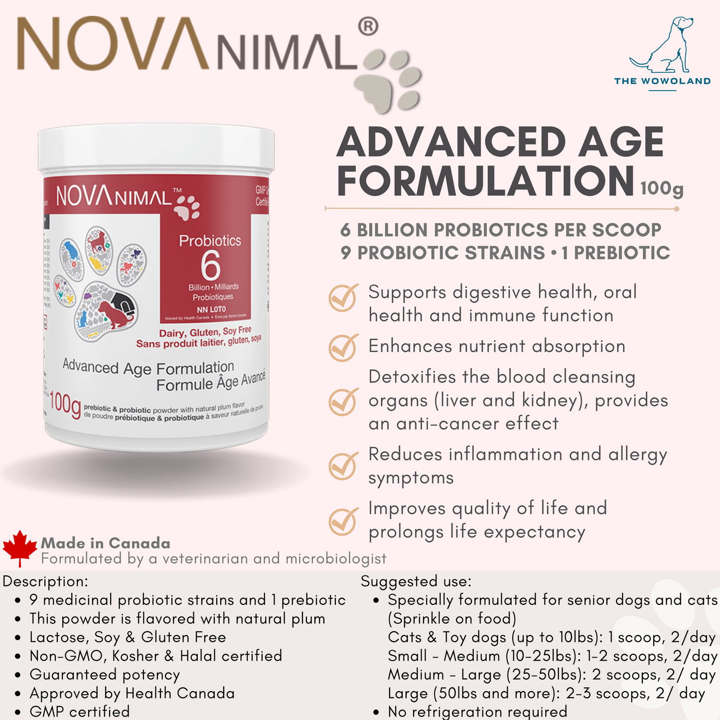 Advanced Age Formulation Probiotics (高齡配方益生菌) 6B - 100g